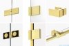 New Trendy Avexa Gold Shine kabina prostokątna 100x90x200 cm przejrzyste prawa EXK-1673